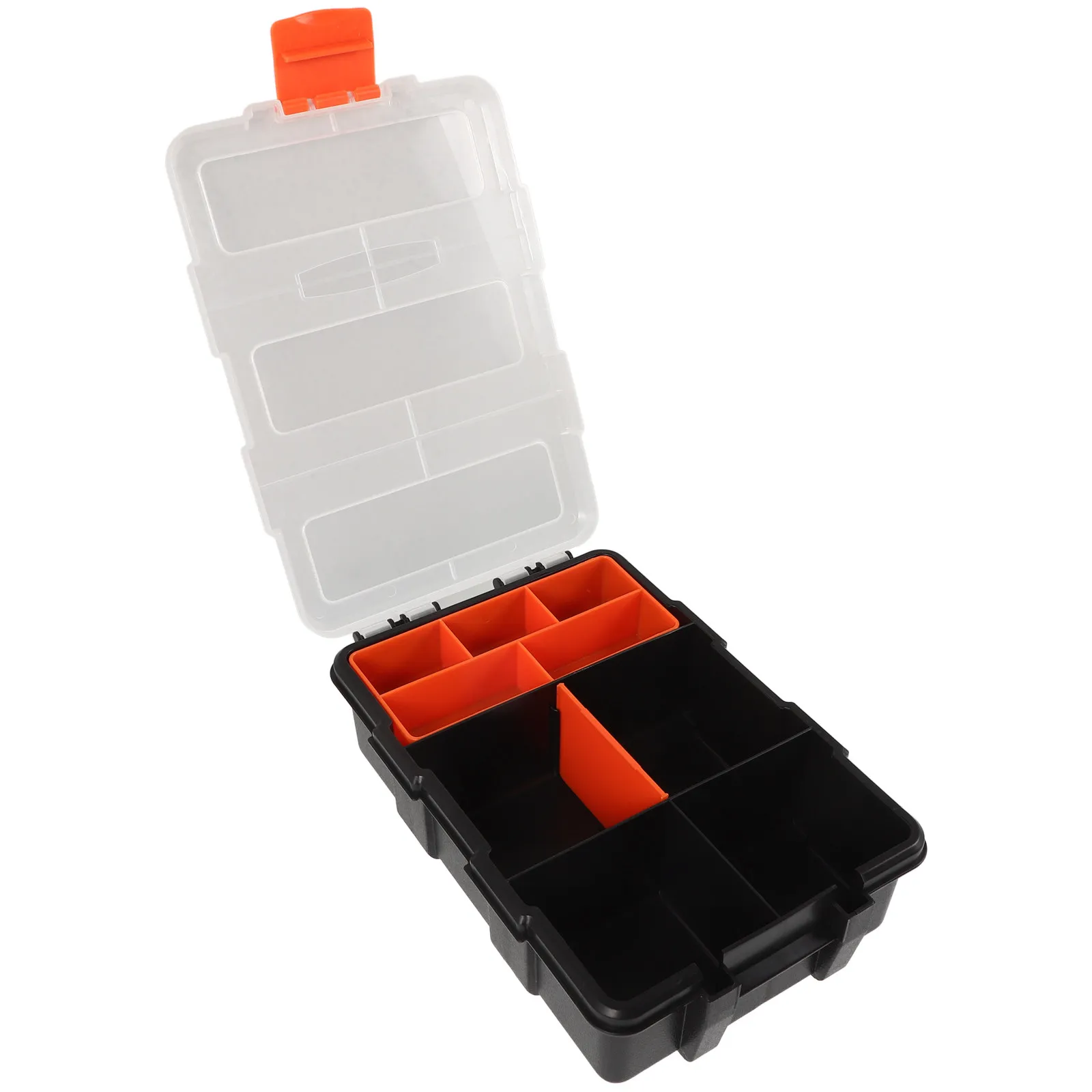 Professional Heavy Duty Multi Grid Parts Storage Box for Screws Nuts Hardware Small Tools Craft Organization Portable Plastic