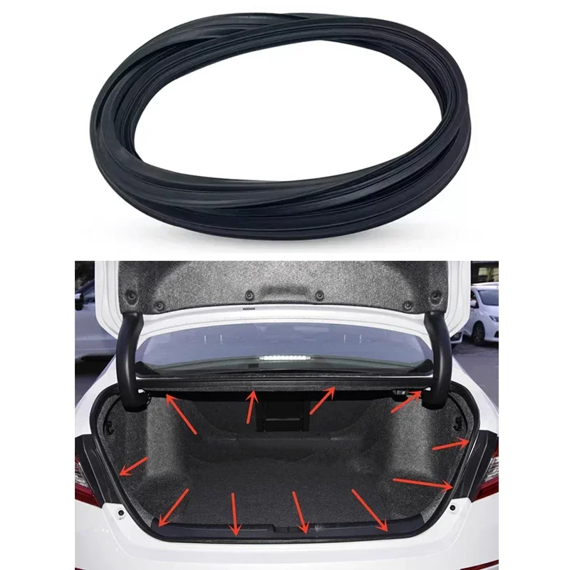 Auto Rear Trunk Frame Rubber Seal Sealing Strip Waterproof for Honda Civic for Honda fit for Honda Accord