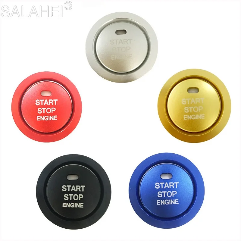 For Subaru XV Forester Outback One-click Start Decoration Stickers Car Engine Push Start Stop Button Ring Cover Cap Accessories