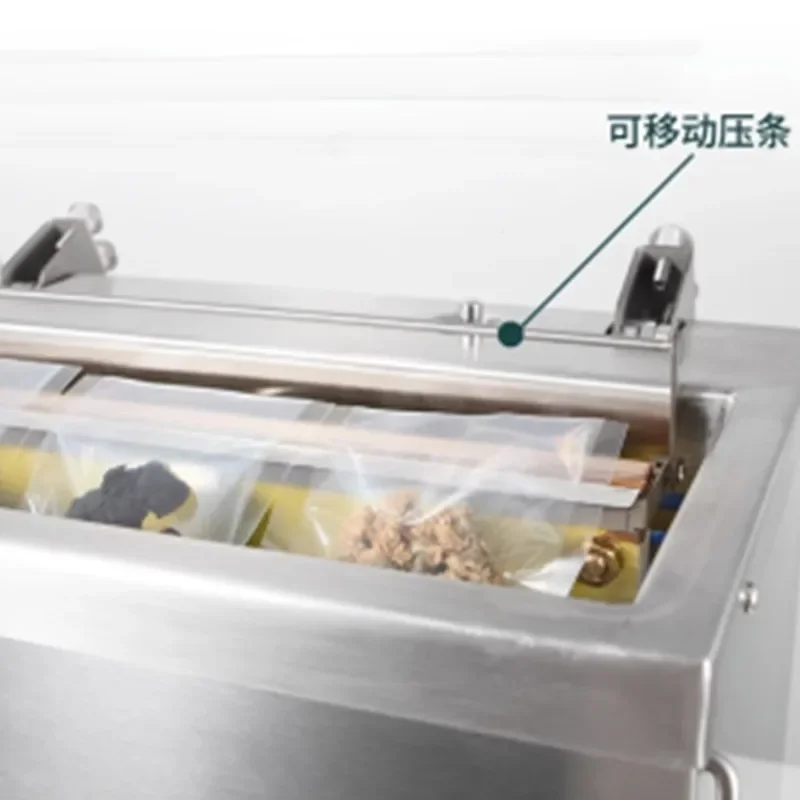 Bustina di tè confezionatrice sottovuoto per alimenti panca automatica cetriolo di mare Ejiao sigillatrice sottovuoto per torte