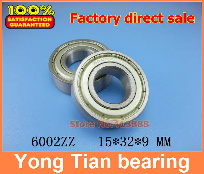 

NBZH bearing500pcs/lot Free Shipping Wholesale Double Shielded Miniature Deep Groove Ball Bearings 6002ZZ 12*32*9 Mm