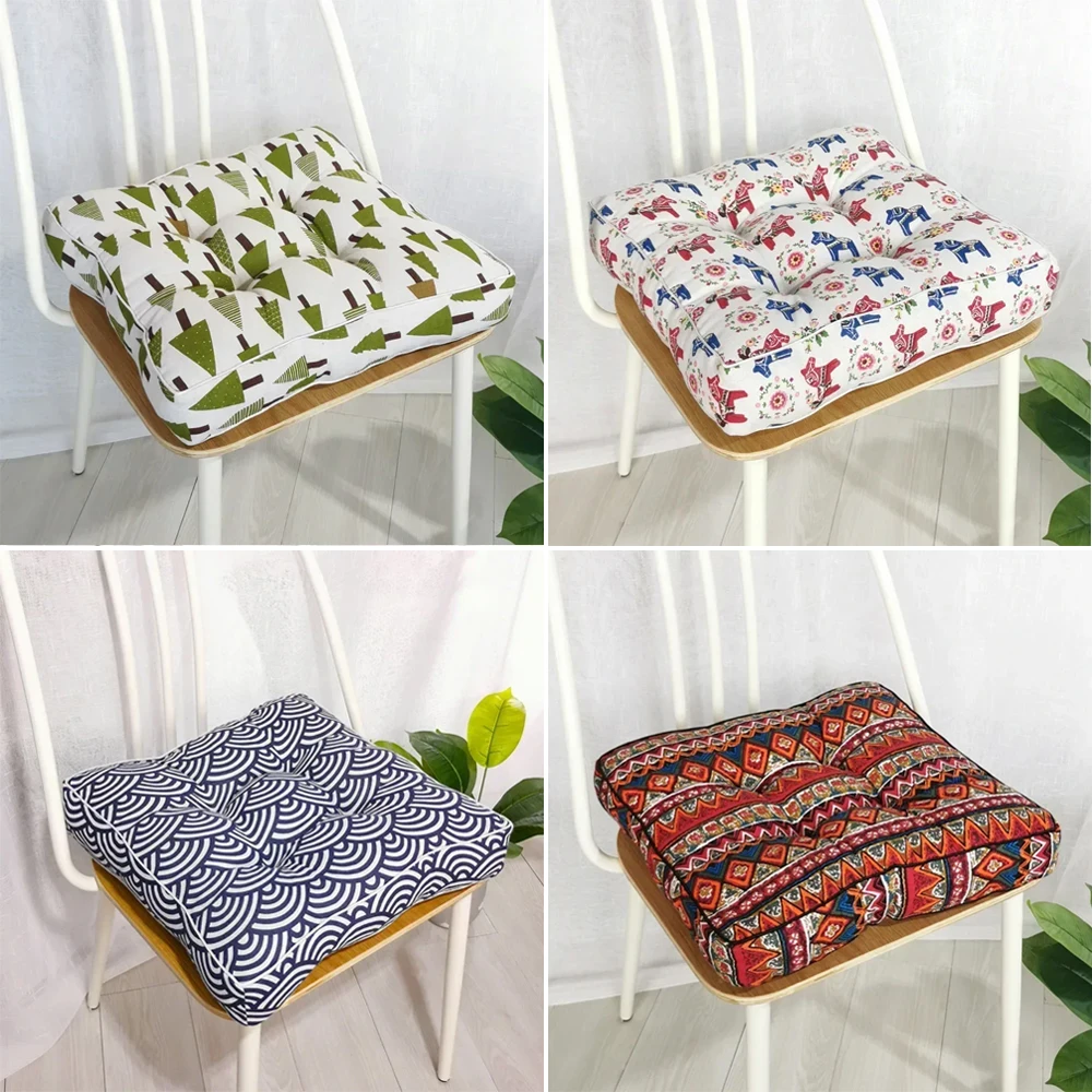 

40/45/50CM Colourful Chunky Seat Pads Cushion Office Chair Seat Cushions Balcony Chair Seat Cushions Decor Coussin Подушка