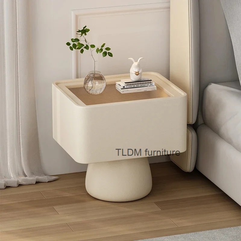 Minimalist Cute Night Table Simple Modern European Vintage Bedside Table Luxury White Comodini Camera Da Letto Bedroom Furniture