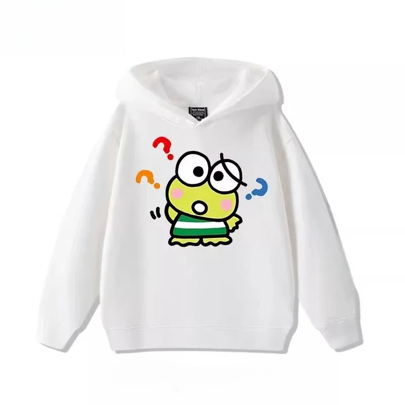 Sanrio's - عرق كابوش imprimé mignon pour garçon et filles، avec grenouilles aux grandes ojos، mode decontractée en plein a #5