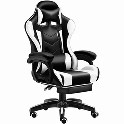 Office Gamer Lazy Desk Chair Comfortable Bedroom Advanced Stool Armchairs Wheels Sillas De Oficina Backrest Relaxing Furniture