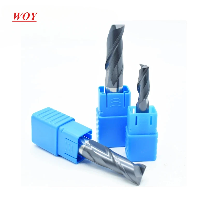 

WOY Carbide end mill 2 Flutes HRC50 endmill machine Tungsten Steel end mills cnc Milling Cutter End Mills cutting tools