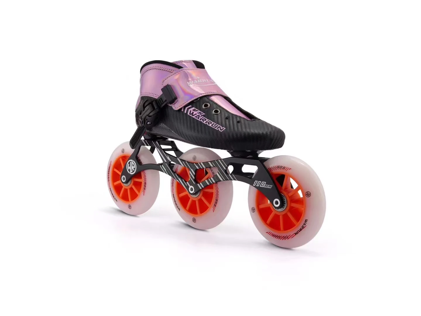 New Arrival Promotion Professional Carbon Fiber Junior Speed Inline Roller Skate Frame 3 Wheels 4 Wheels 110mm Stock Available