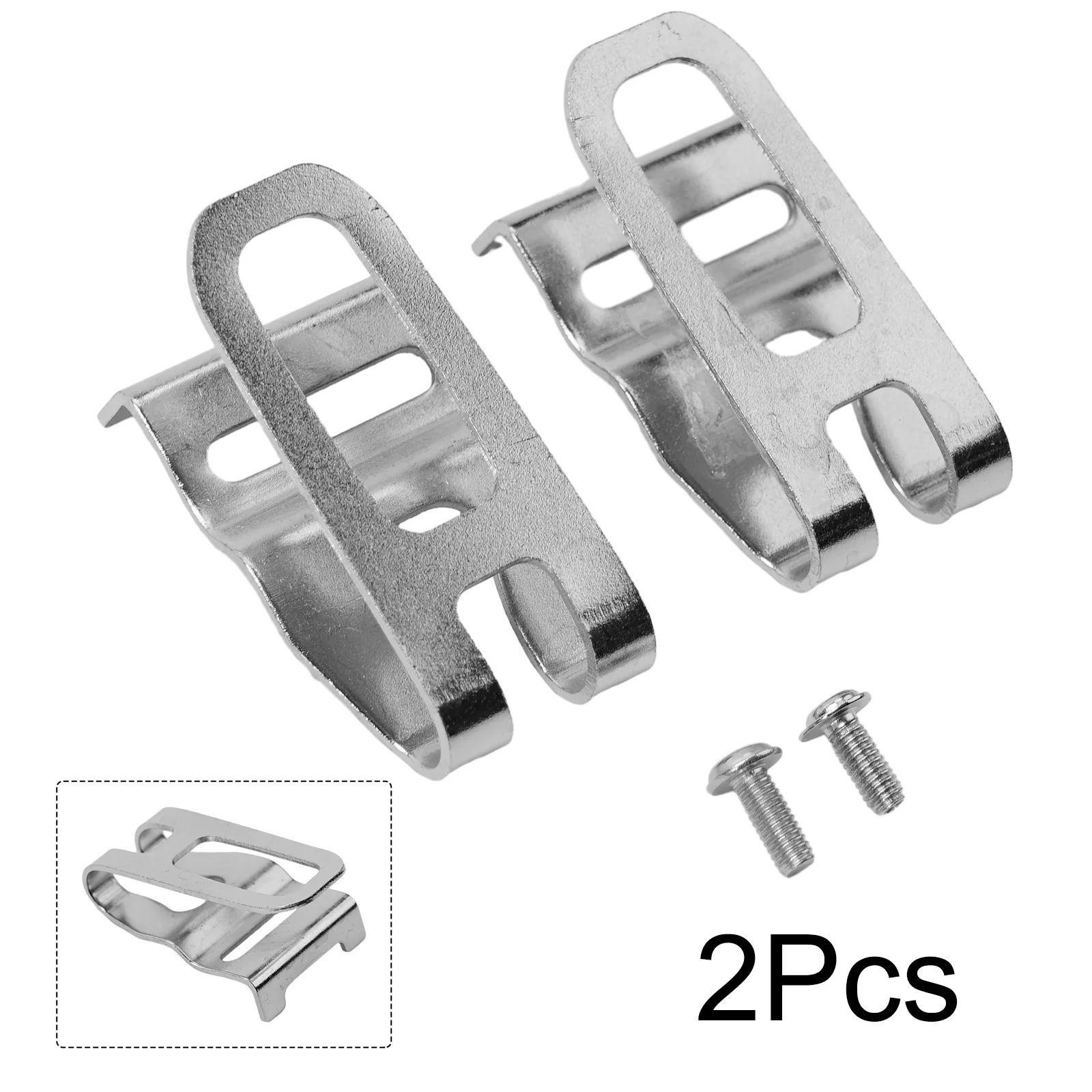 

Set of 2 Belt Clips with Screws for Bosch 18V Cordless Drill Fits Multiple Models Including GDR18V1800 and GDX18V1600