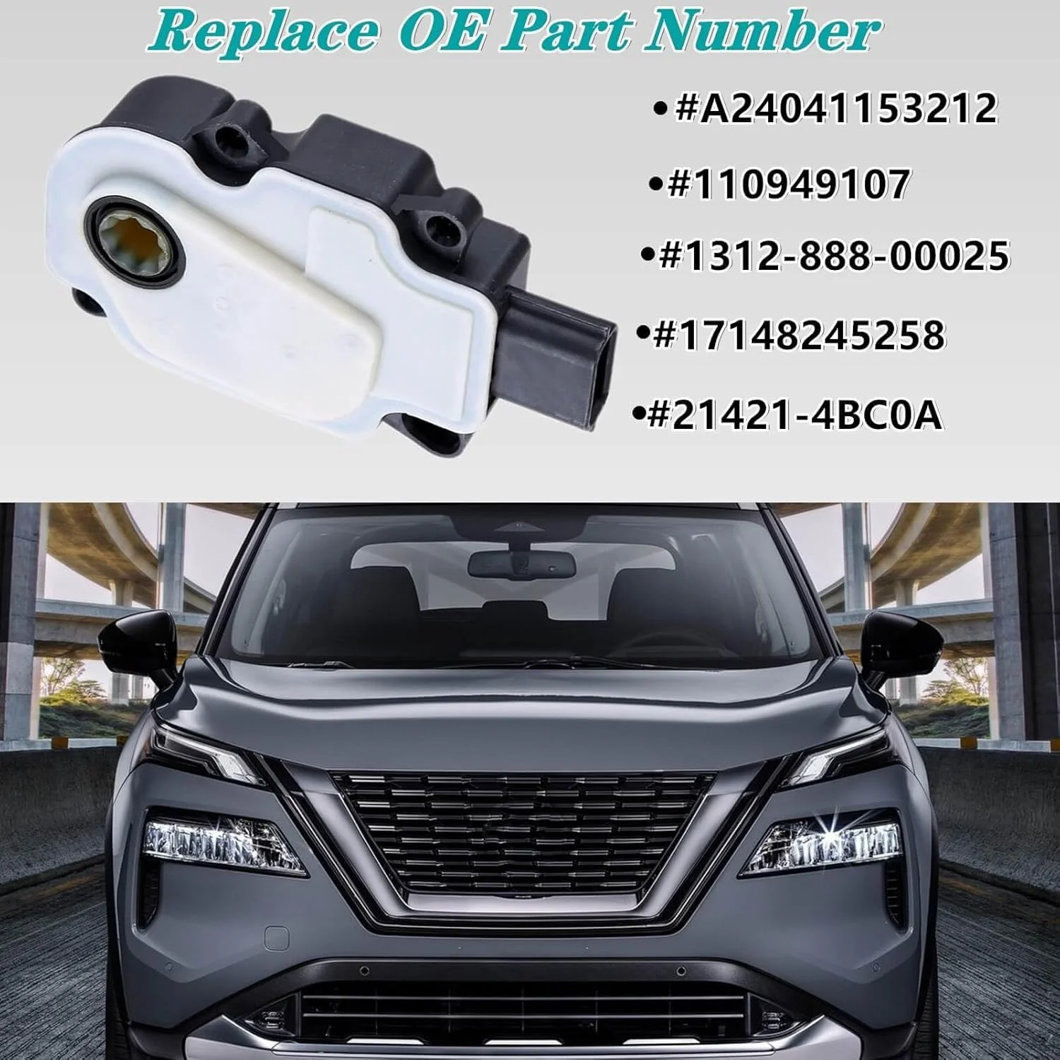 A24041153212 Shutter Grille Air Actuator Motor For 2017-2020 Nissan X-Trail 2017-2021 Sylphy Qashqai 2019-2023 110949107