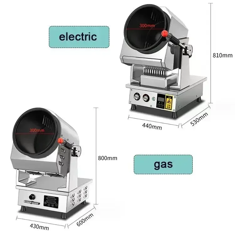 China Factory Sale Intelligent Cooking Robot/ Cooker Rotate Rotating Automatic Stir Fry Cooking Machine factory price