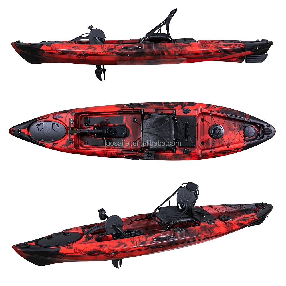 Kayak Plastic Made In China Single Boat Fishing Kayak Pedal Drive For Sales Sit On Top Canoe