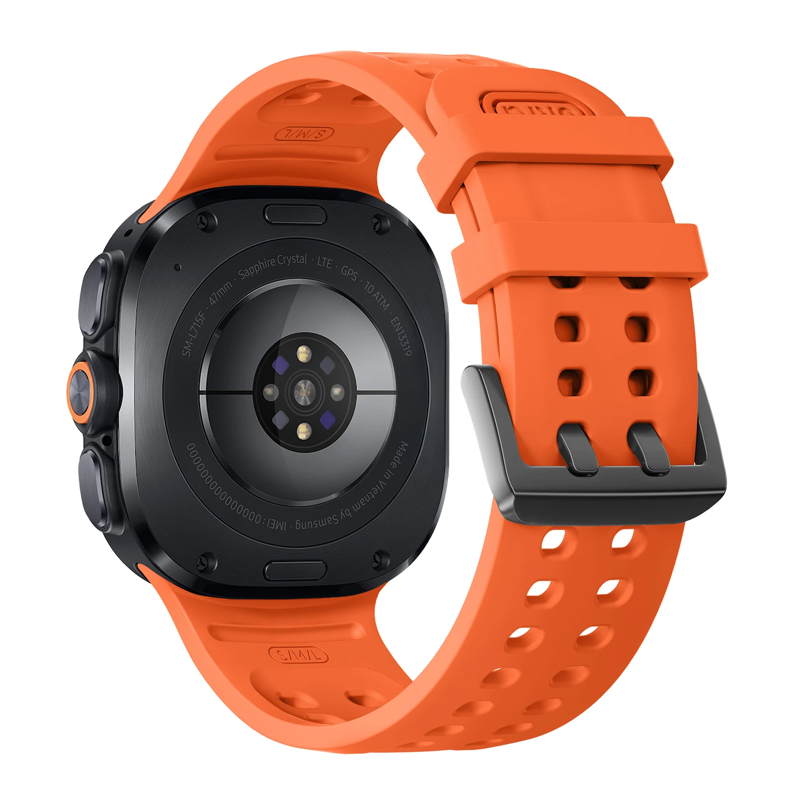 Originalarmband für Samsung Galaxy Watch Ultra 47mm Zubehör Marine Silikon Sportarmband Correa Galaxy Watch Ultra 2025 Band