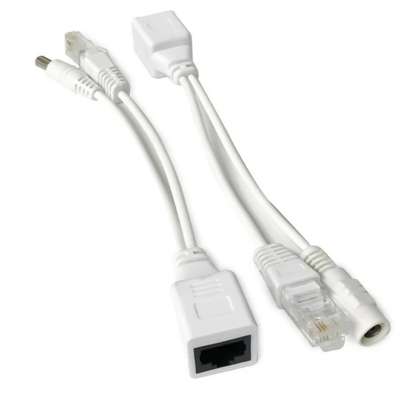 Iniettore POE passivo e cavo splitter con RJ45 per punti accesso wireless D2RC