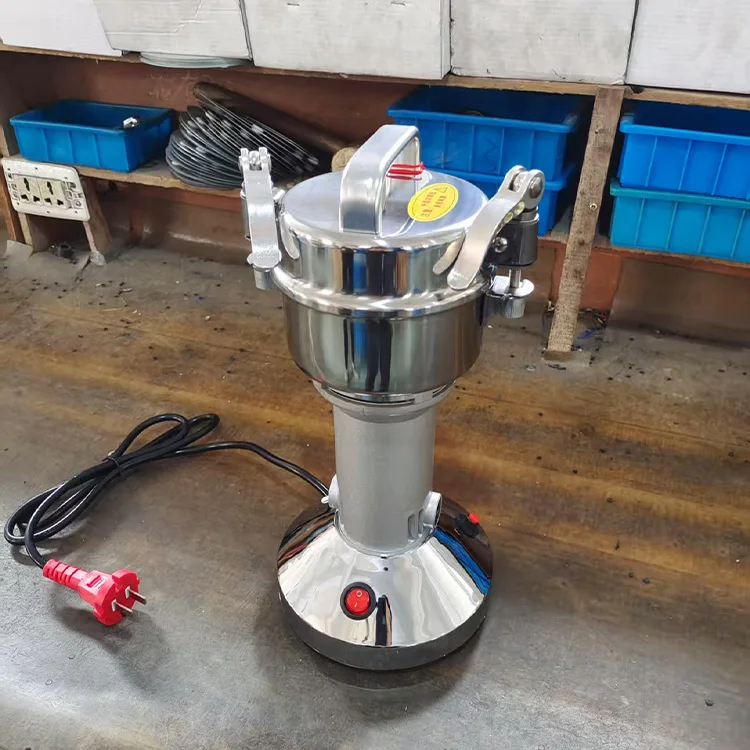Mini Herb Salt Powder Grinder Machine Pulverizer Cocoa Soybean Powder Grinding Machine