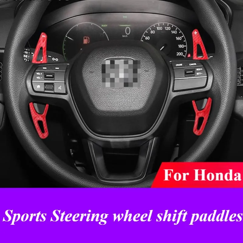 For Honda 22-24 11th Civic CRV Integra Breeze Car Steering wheel pick carbon grain ABS Forged grain