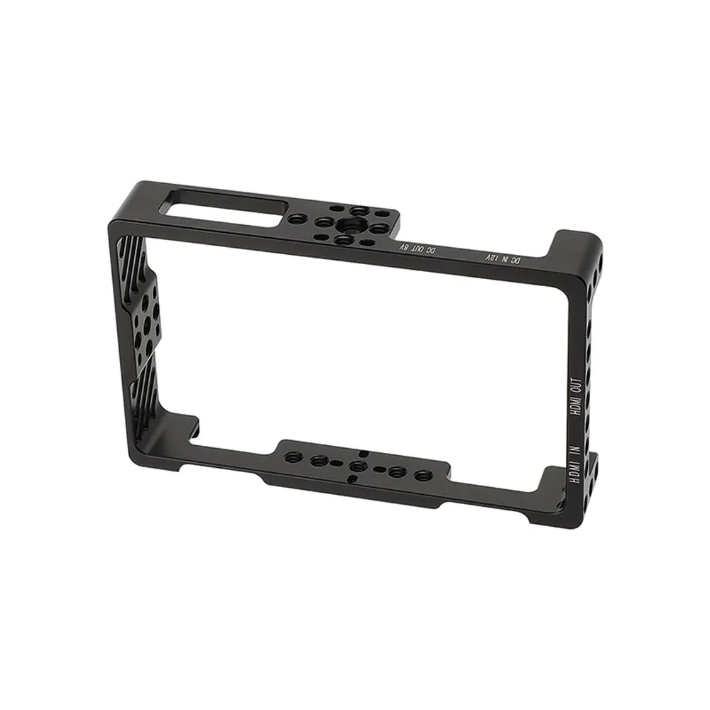 CAMVATE-funda protectora para soporte de Monitor FeelWorld LUT5 de 5,5 pulgadas, con montaje superior y 20 hilos para luz de vídeo y mango