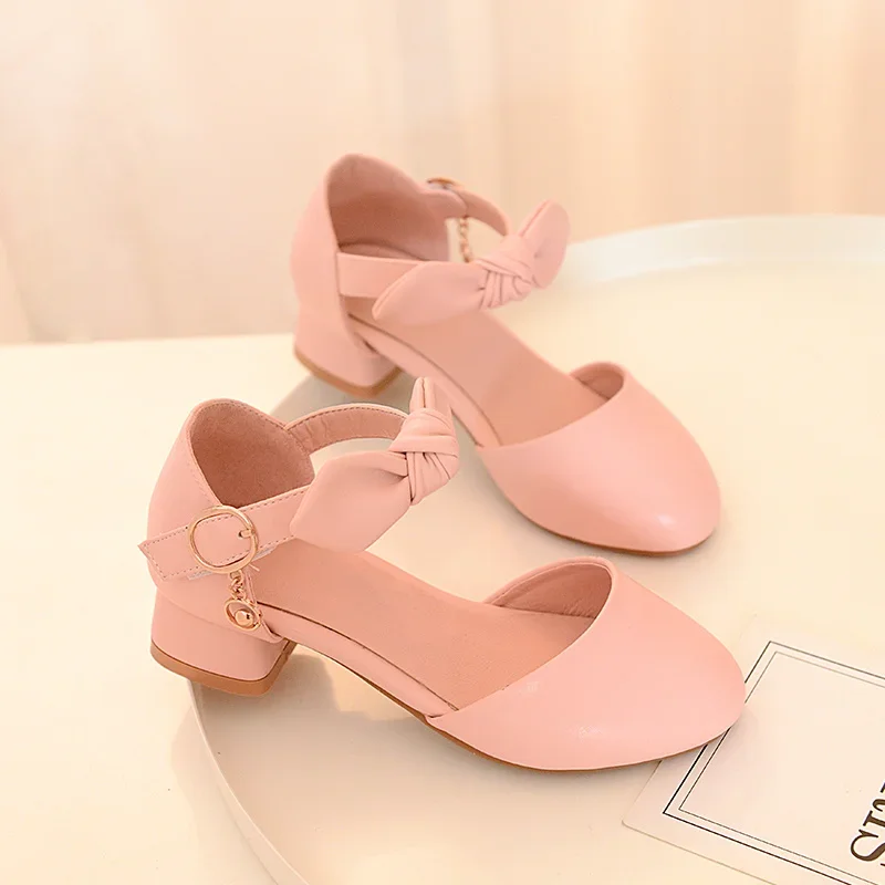 ロリータ-子供用のハイヒールの靴,弓と花のデザインのかわいいロリータの靴,新しい2021