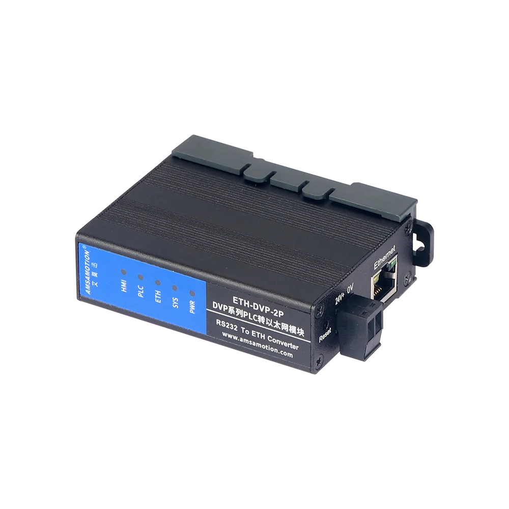 Modul ETH-DVP-2P PLC untuk Delta DVP Series PLC Ethernet To RS232 Modul Konverter Dapat Diprogram Ekspansi