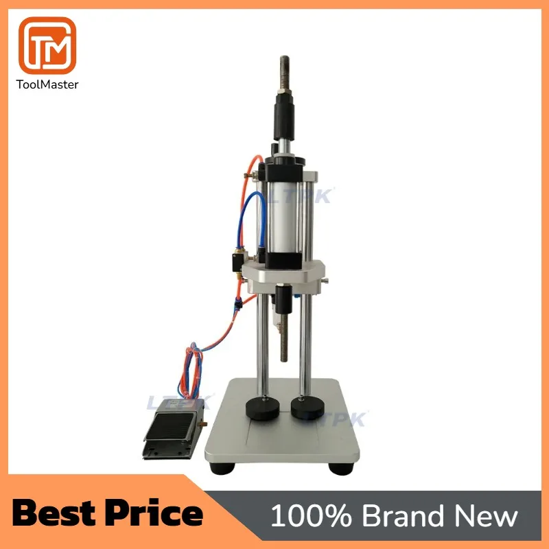 【Best Selling】LT-180 Desktop Tabletop Semi Automatic Manual Perfume Plastic Grass Bottle Cap Cover Lid Capping Punching Pressin