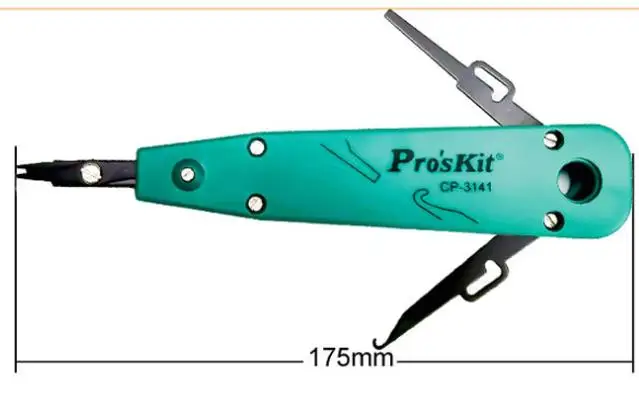 CP-3141 110 Krone Terminal Block Crimping Device Line Card Device Wire Cutter Punch Down Tool With Sensor