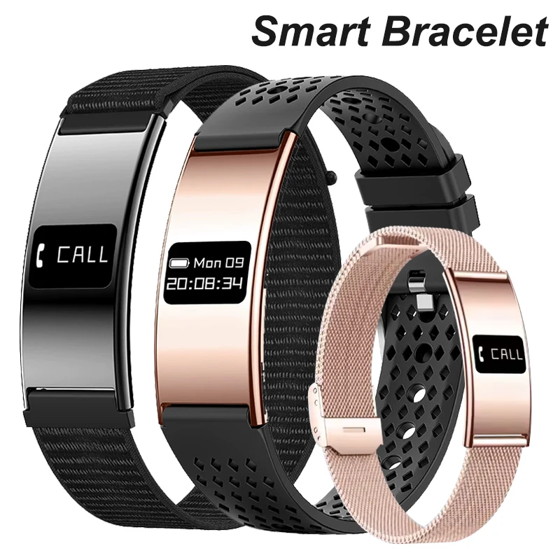 

Men Women Smart Bracelet Heart Rate Sleep Monitor Health Smart Band Waterproof Sports Fitness Tracker Smartwatch for Android iOS