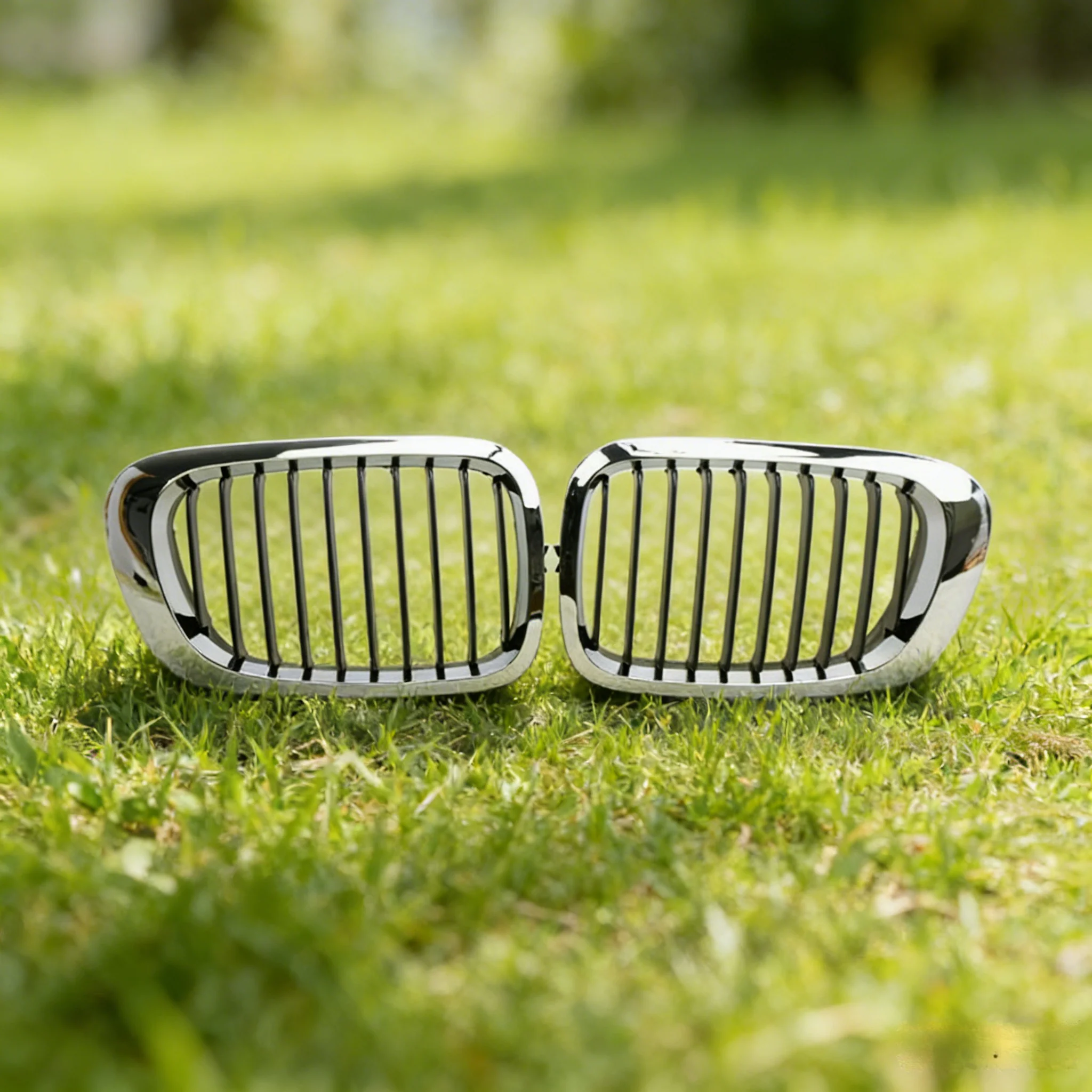 

Полухромированный передний бампер, однолинейная полупокрытая решетка воздухозаборника со средней сеткой для BMW 3 серии E461 2-дверный M3 1999-2001 гг.