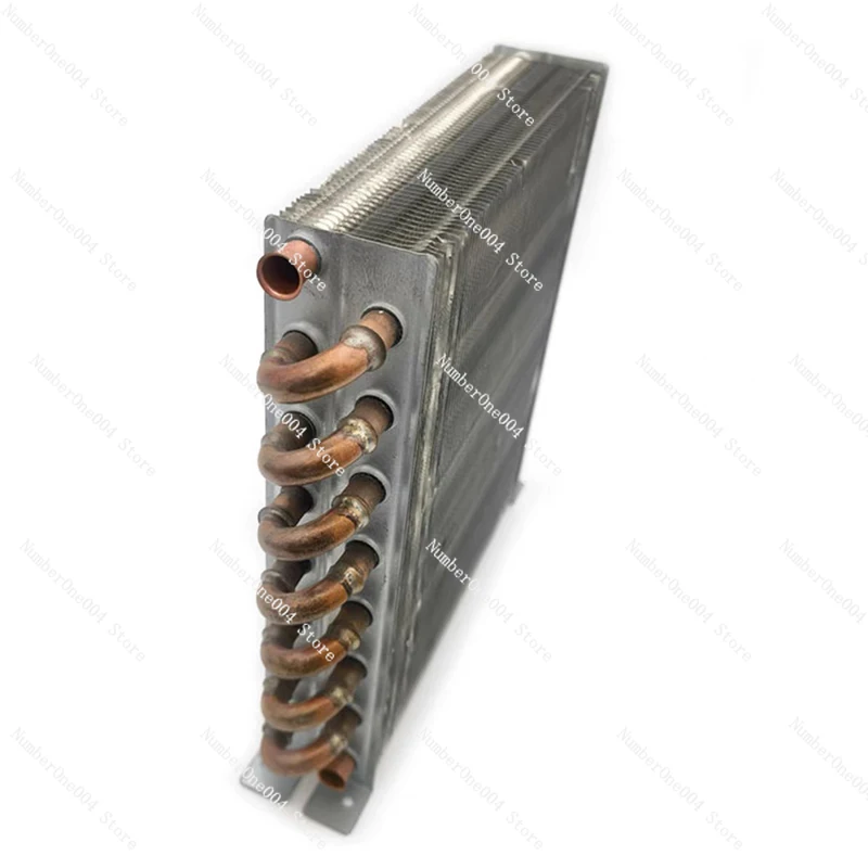 

Freezer condenser Air-cooled water-cooled aluminum fin condenser Copper tube radiator fin heat exchanger without shell