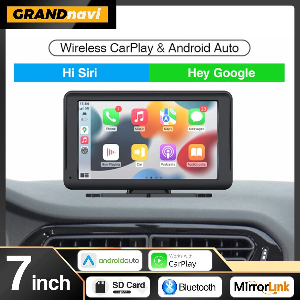 7 inch Universal Car Radio Multimedia Player Wireless CarPlay Android Auto Mirrorlink Touch Screen For VW Nissan Toyota Kia Cars