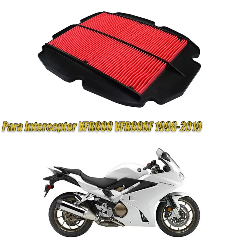 1/2 Pieces Cyleto Motorcycle Engine Air Filter, Replacement For Honda Interceptor VFR800 VFR800F VFR 800 F 1998-2016 - 2018 2019
