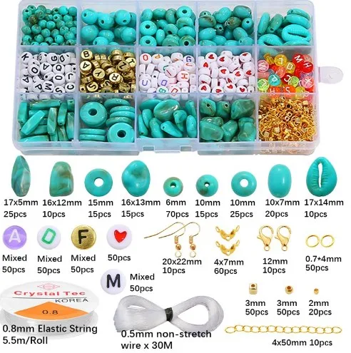 1 box Box Round Polymer Clay Spacer Beads Kit Acrylic English Alphabet Letter  Set Jewelry Making Kits DIY Bracelets