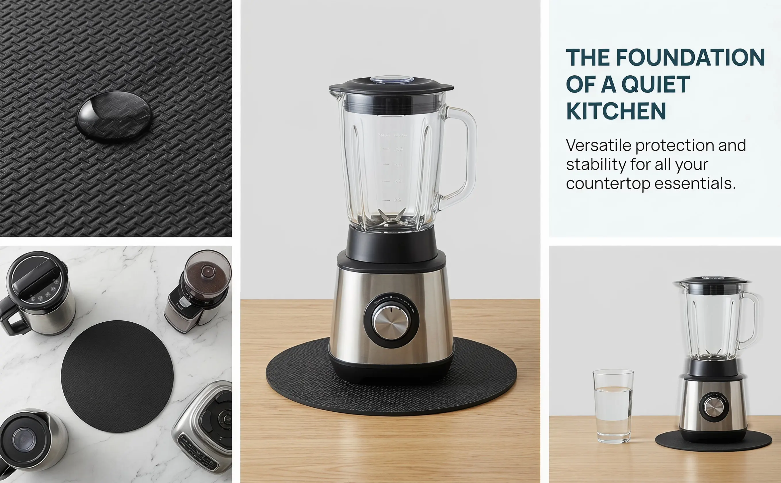 Anti Vibration Blender Noise Reducing Mat 12.6 Eva Sound Absorbing Shock Absorbing Non Slip Kitchen Appliance Stability Mat