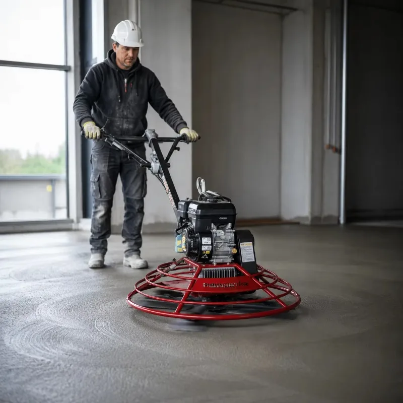 Extra Large 4 Foot 120cm Walk-behind Power Trowel Concrete Finishing Equipment Concrete Helicopter With EPA