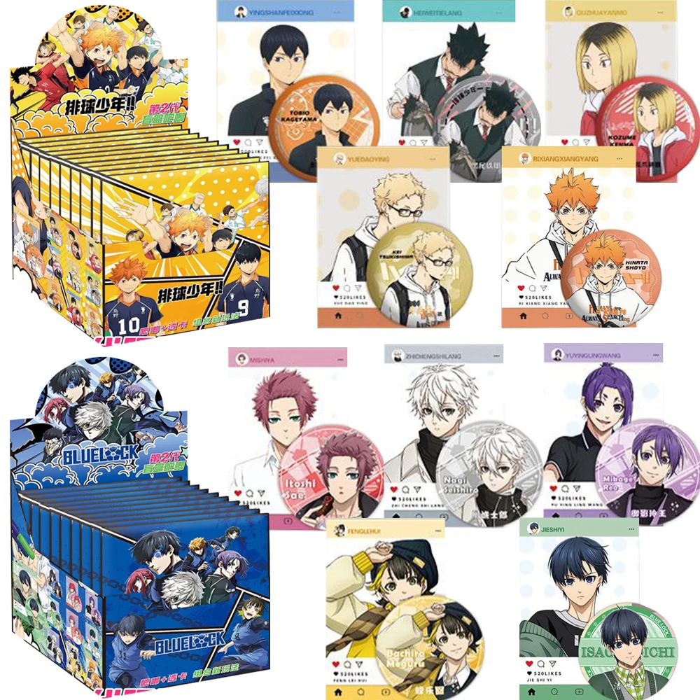 

Anime Games Badge and Transparent Card Hobby Collection Popular Characters Cosplay Clothes Bags Round Brooch Accessories Gifts