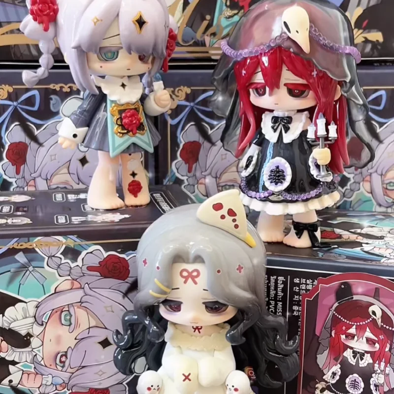 سلسلة Missy'S Sweet and Sad Girl صندوق أعمى تماثيل قابلة للجمع عصرية لا يمكن المساس بها هدية ملاك القتل للألعاب والهوايات