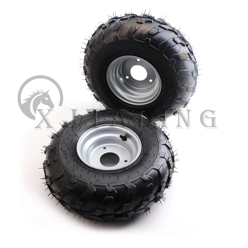 2 Pcs ATV 6 Inch Wheel 145/70-6 Tubeless tire Fit For 50cc 70cc 110cc Small ATV Quad Bike snowplow lawn mower vacuum Tyre Wheels