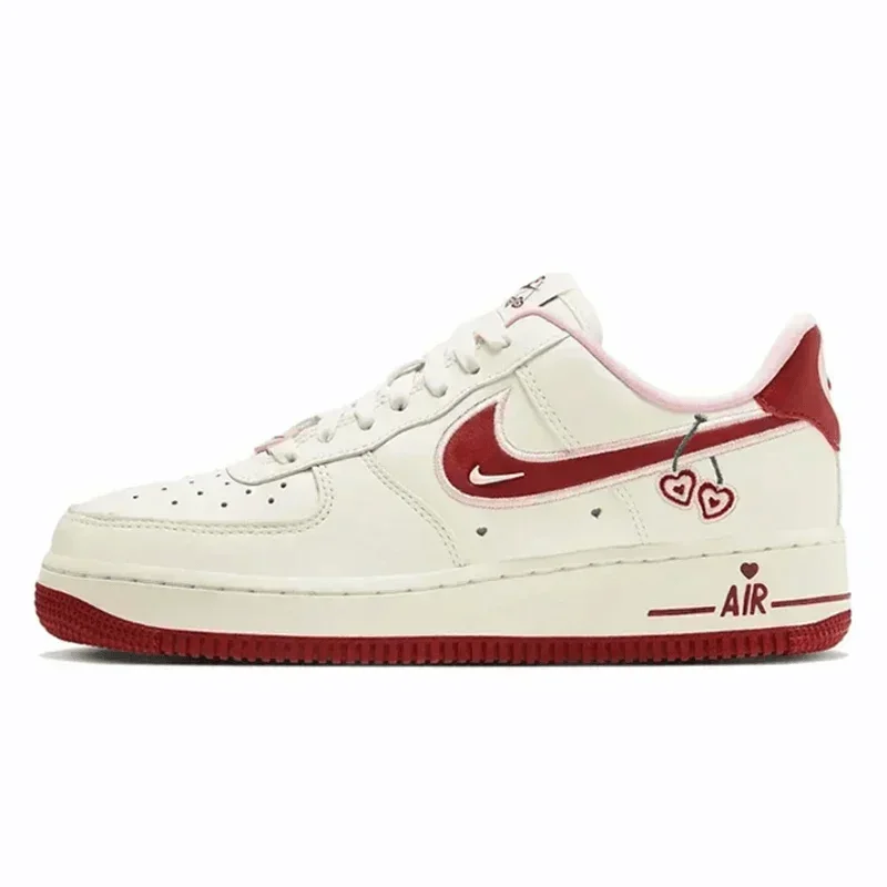 Nike Air Force 1 „Malachite“ Herren Damen Skateboard-Schuhe Leder rutschfest verschleißfest atmungsaktiv Low Top Malachitgrün