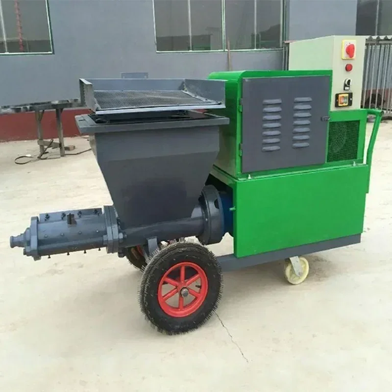 Construction Works Wall Plastering 220380v Diesel Motor Cement Mortar Sprayer Concrete Diesel Spraying Machine Equipment