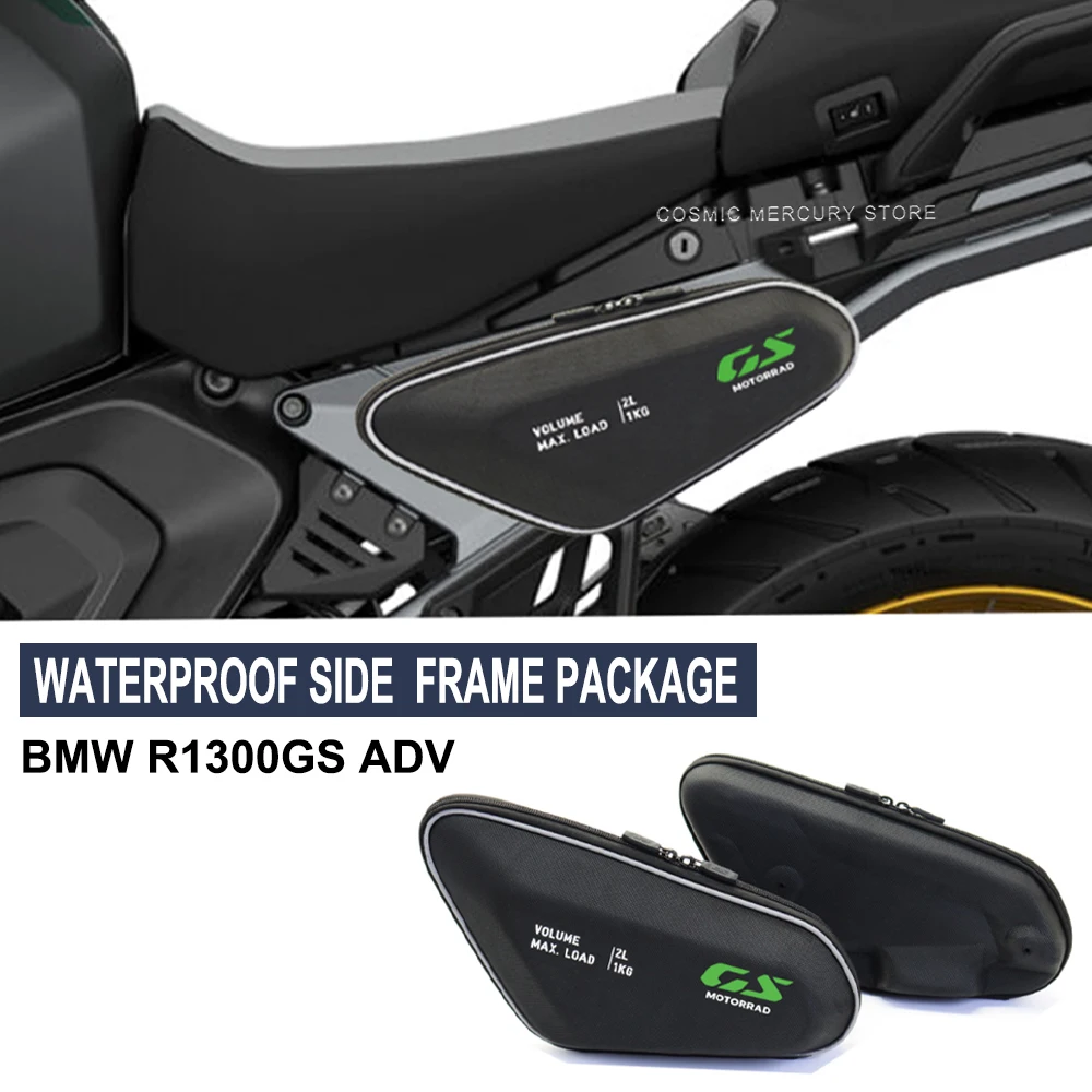 

New For BMW R1300GS Adventure R 1300 GSA R1300 GS ADV 2024 2025 Motorcycle Side Frame Bag Storage Package Bags Waterproof Bag