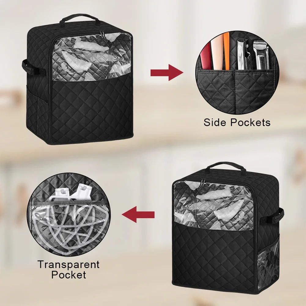 Stand Mixer Cover Designed for Consistent Performance in Home Kitchen Environments Dust Resistant Polyester Composition