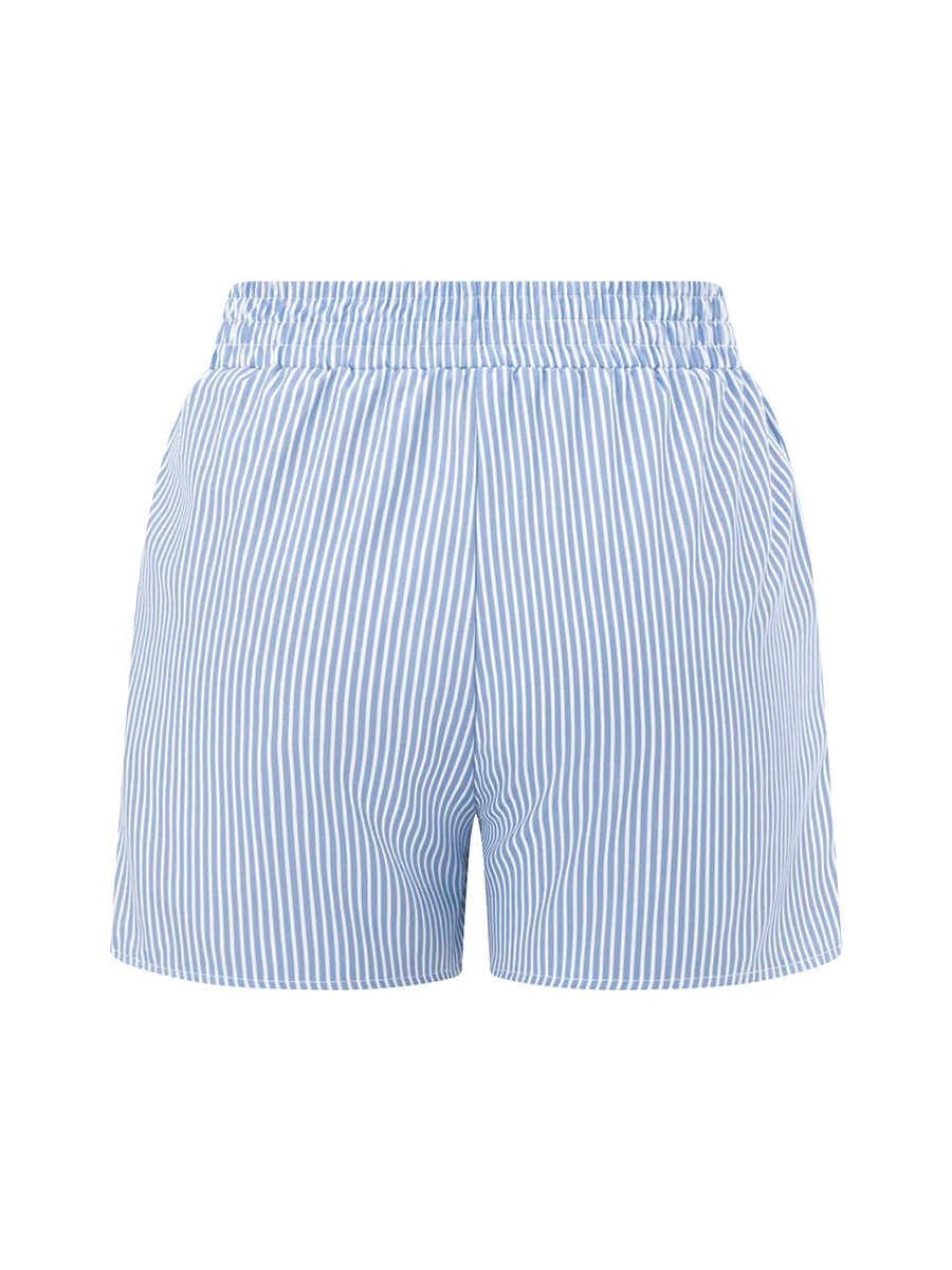 Damen Plaid gestreifte Boxershorts elastische Taille Pyjama Shorts süße Gingham Nachtwäsche y2k schlafen pj Micro Shorts