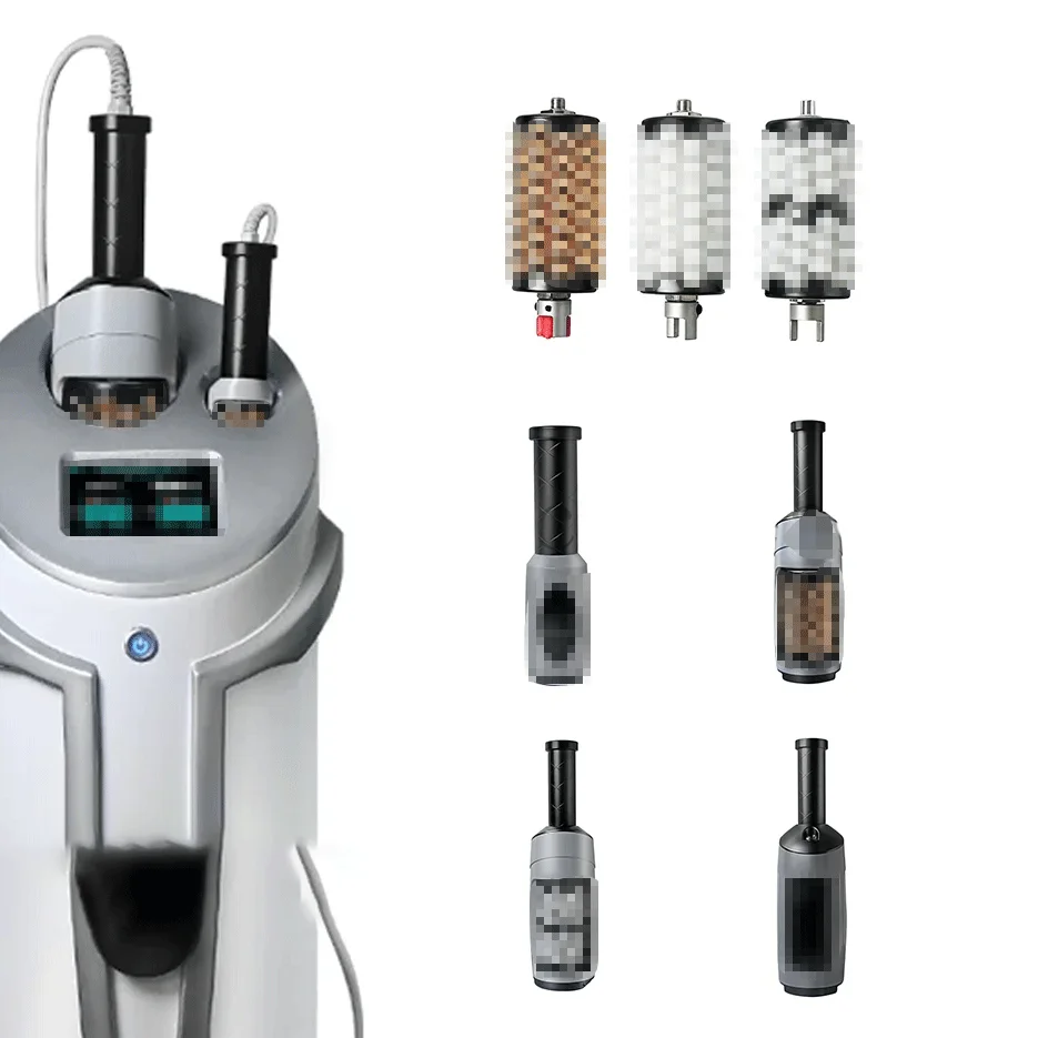 เครื่องนวดกระชับสัดส่วนลดเซลลูไลท์ บรรเทาอาการปวด พร้อมลูกกลิ้งลูกปืนด้านในและมือจับปรับระดับได้ หน้าจอ 7 นิ้ว