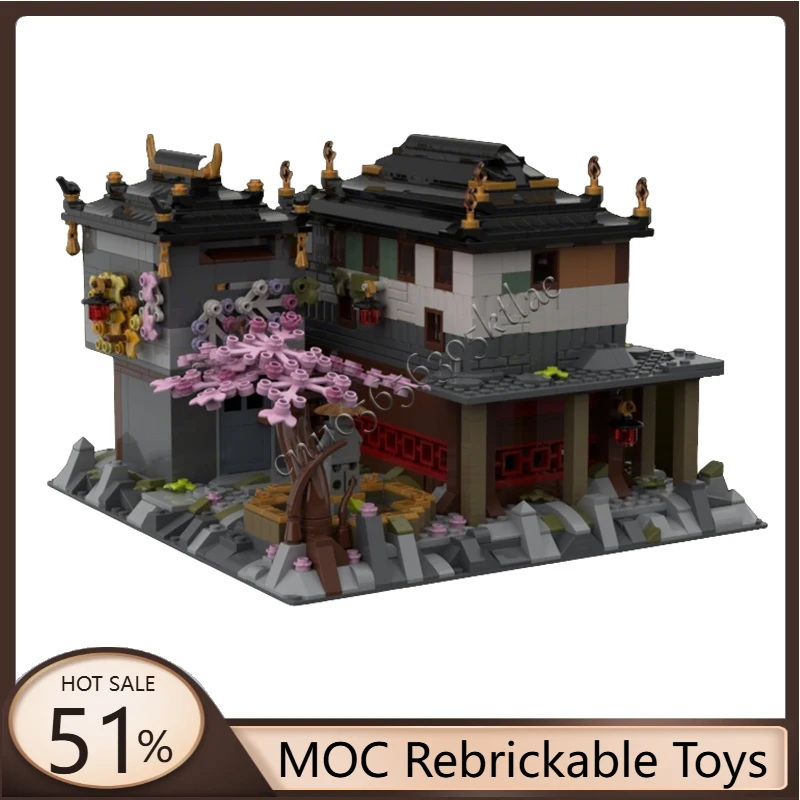 

Hot 1768PCS City Street View Old Town Building Model DIY Customize Puzzle Technology Creative Assembly Kids Toys Gifts MOC-71861