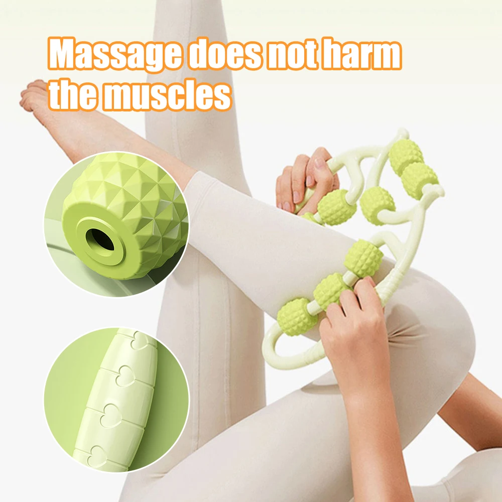 12 Rounds Of Circular Leg Slimming Muscle Stretching And Relaxation Massage Equipment, Leg Slimming Artifact, Circular Leg Clamp