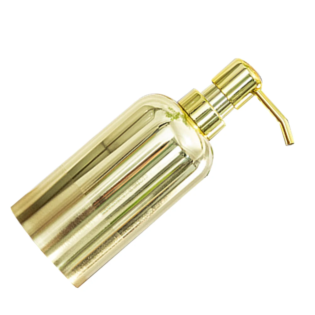 

Body Wash Face Dispenser Shower Gel Bottle Countertop Hand Soap Empty with Pump Stainless Steel Nurse Bathroom Dispensers for