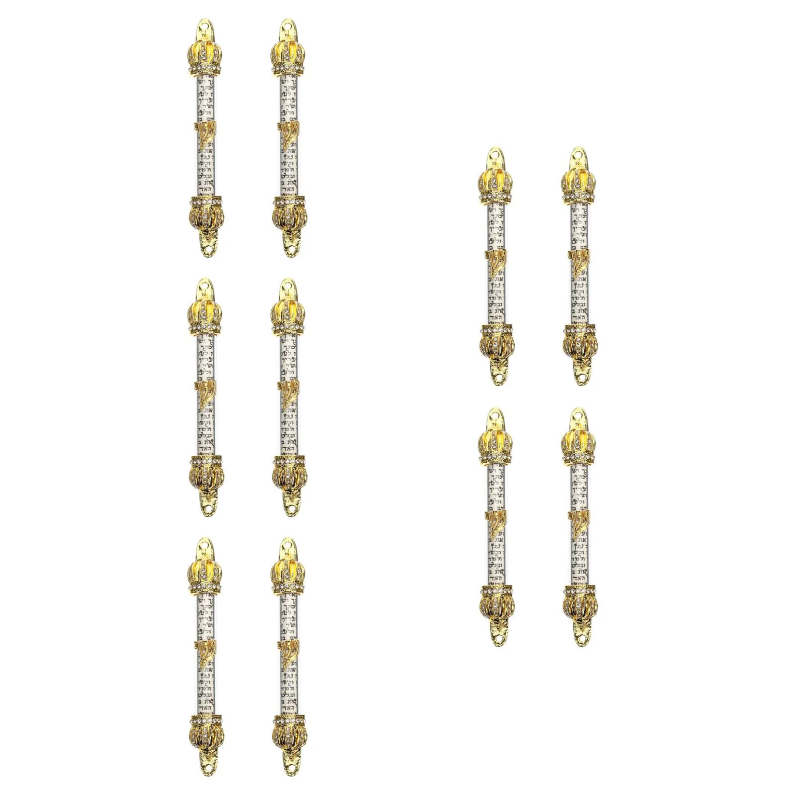 10 قطعة باب الكتاب المقدس المعدني Mezuzah باب يهودي Mezuzah المنزل المعادن Mezuzah باب المنزل Mezuzah اليهودية Mezuzah للباب الخارجي Hannuk
