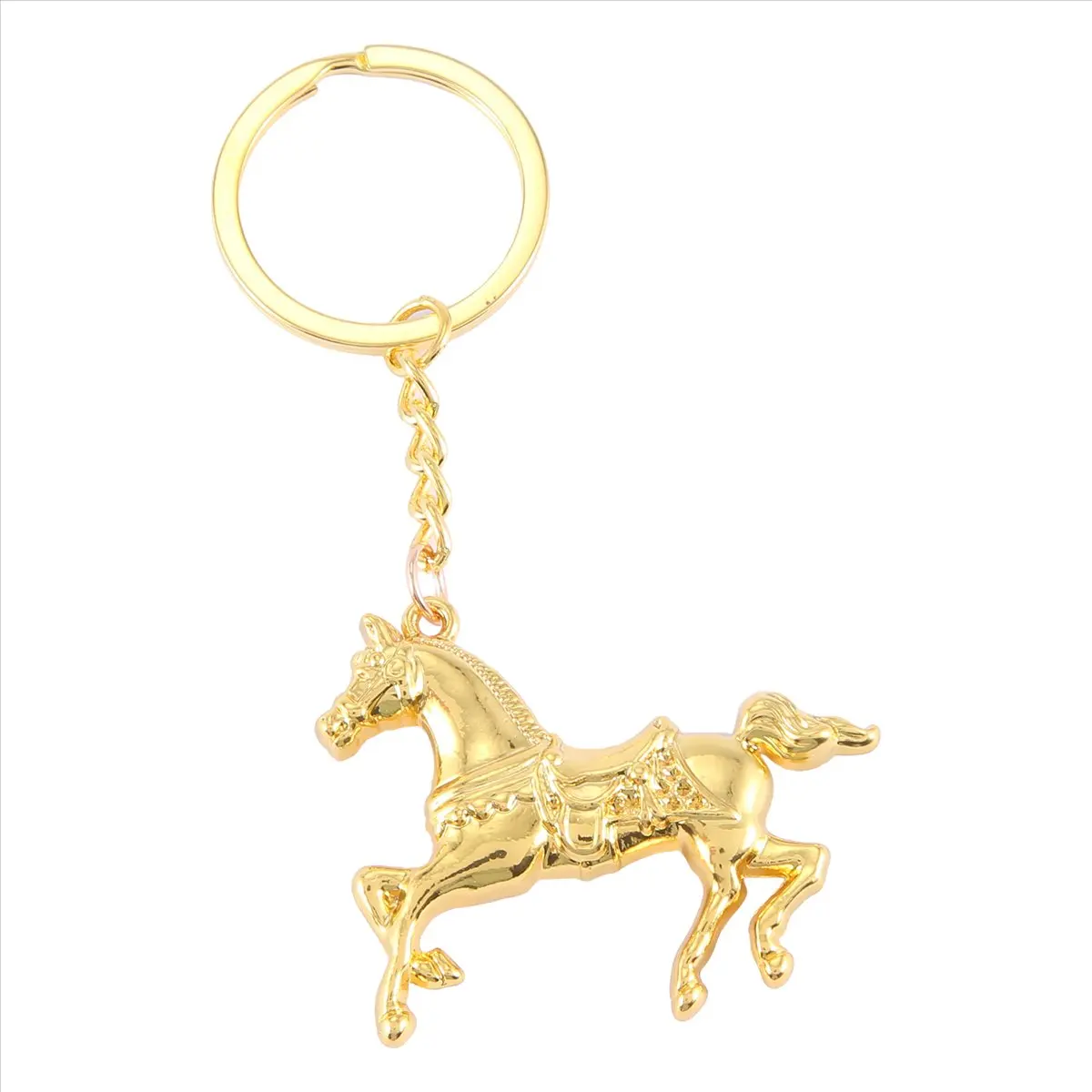 KSOL DIY Fashion Horse Key Chain Car Keychain Ring Keyfob Zinc Alloy Keyring