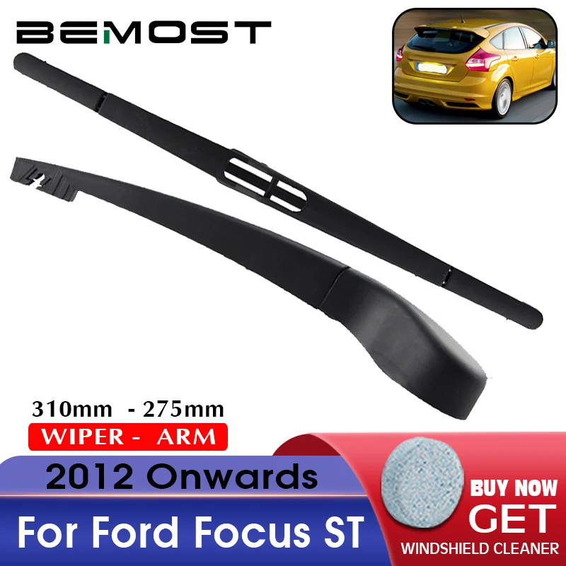 BEMOST Car Rear Wiper Arm Blade Soft Natural Rubber For Ford For Focus ST 310mm Hatchback 2012 2013 2014 2015 2016 2017 2018