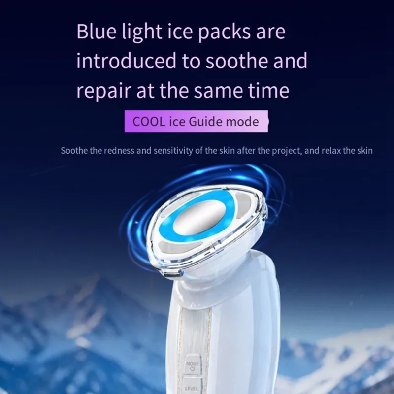 BAAO-Multi-Function LED Facial Skin Tightening Device 7-In-1-Cold& Hot Pulse Importer Therapy Machine Light Treatment
