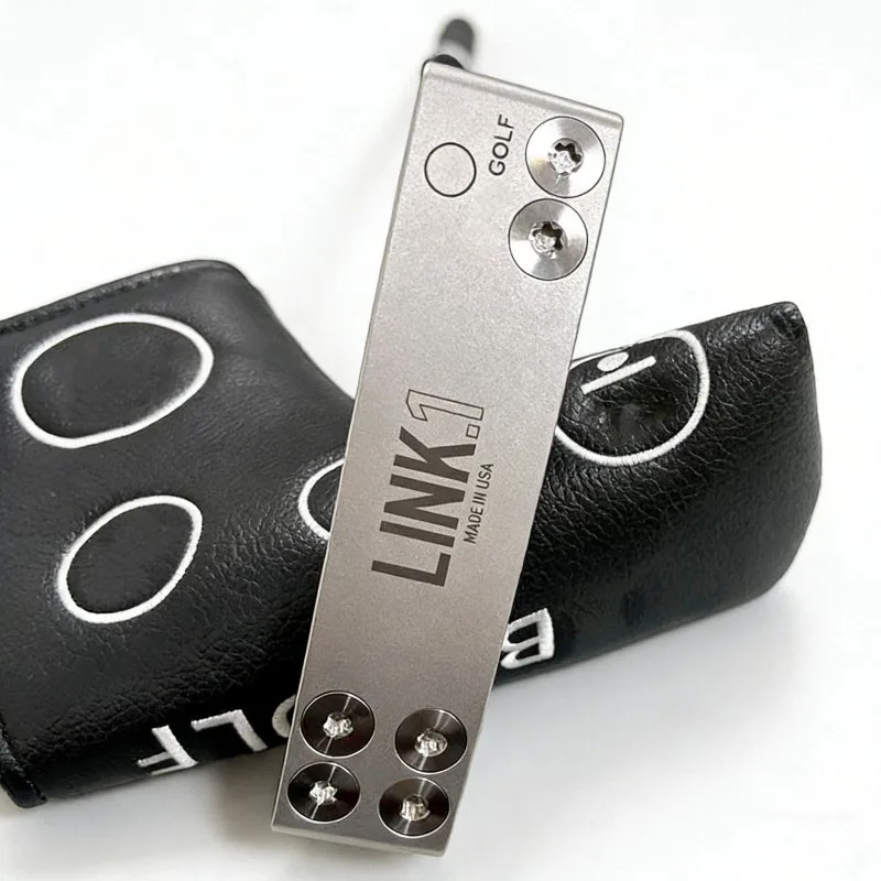 

LINK.1 balanced golf putter straight line balanced stable putter with ACCRA Shaft Press Pistol 2 Degree Grip Putter Testing Room