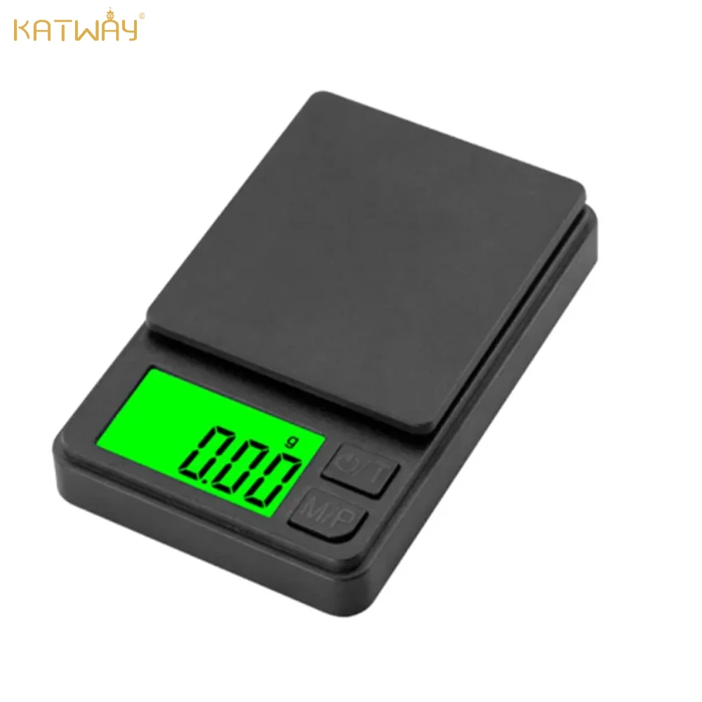 KATWAY 1000g X 0.01g Precision Pocket Scale - Digital Gram Food Jewelry Ounces/Grains Backlit LCD - Mini Travel Scale HH-AA108